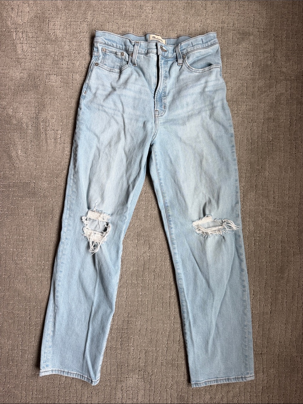 Madewell the Perfect Vintage Straight Leg Jean.